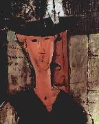 Dame mit Hut Amedeo Modigliani
